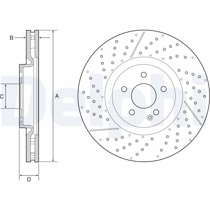 DELPHI BG9229C Brake Disc