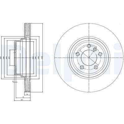 Brake Disc DELPHI BG9788