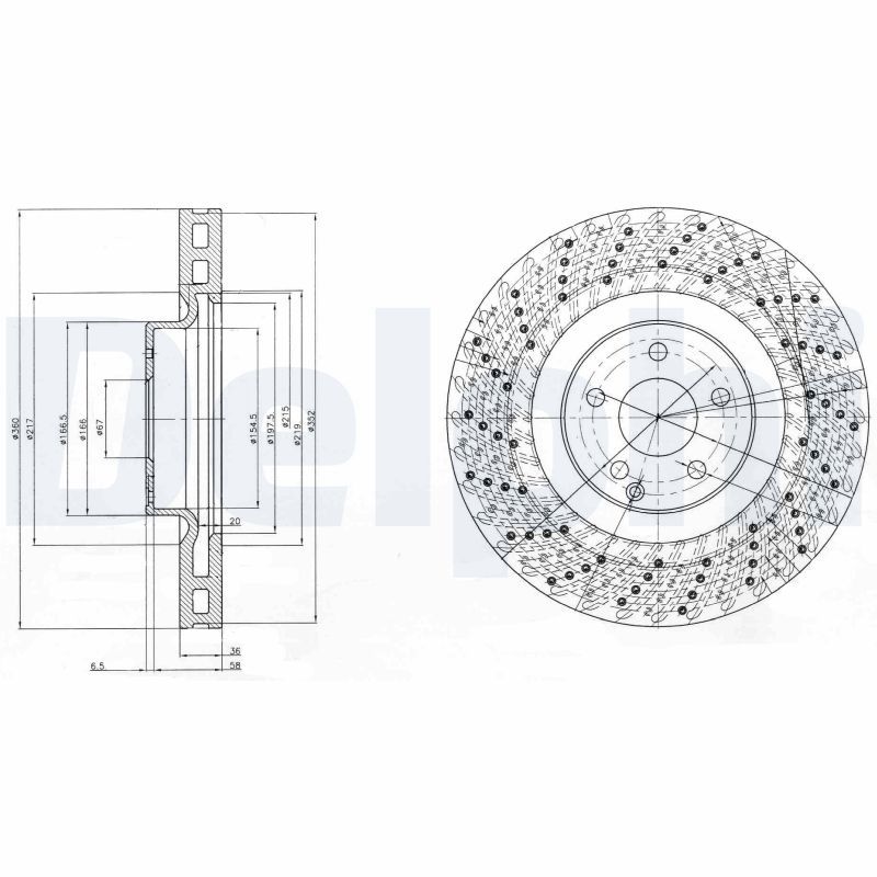 DELPHI BG9878 Brake Disc