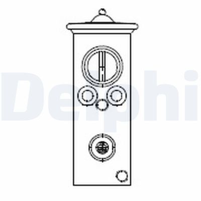 Expansion Valve, air conditioning DELPHI CB1002V