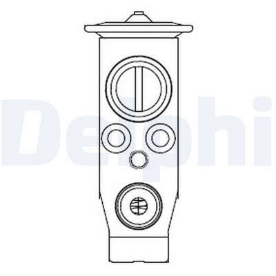 Expansion Valve, air conditioning DELPHI CB1003V