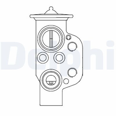 Expansion Valve, air conditioning DELPHI CB1004V
