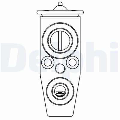 Expansion Valve, air conditioning DELPHI CB1007V