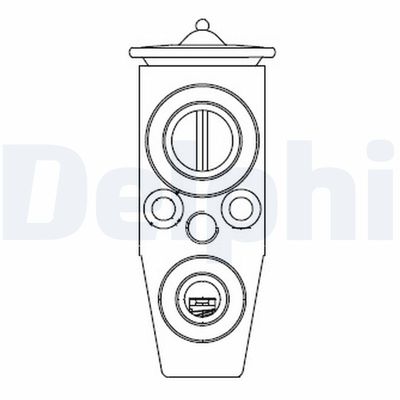 Expansion Valve, air conditioning DELPHI CB1008V