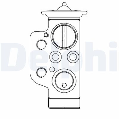 Expansion Valve, air conditioning DELPHI CB1009V