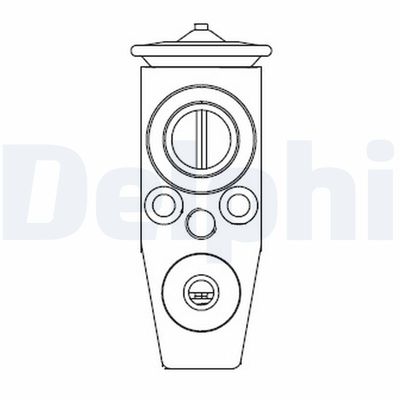 Expansion Valve, air conditioning DELPHI CB1011V