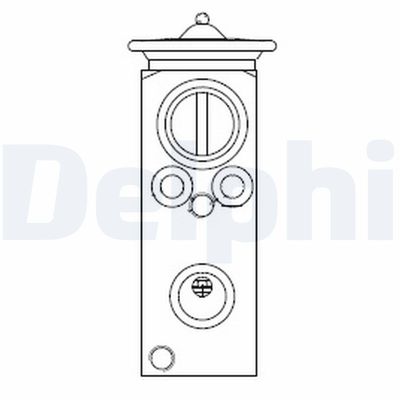 Expansion Valve, air conditioning DELPHI CB1012V