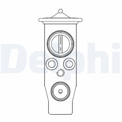 Expansion Valve, air conditioning DELPHI CB1013V