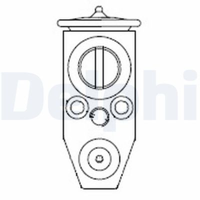 Expansion Valve, air conditioning DELPHI CB1016V