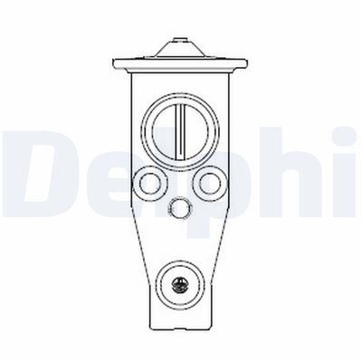 Expansion Valve, air conditioning DELPHI CB1017V