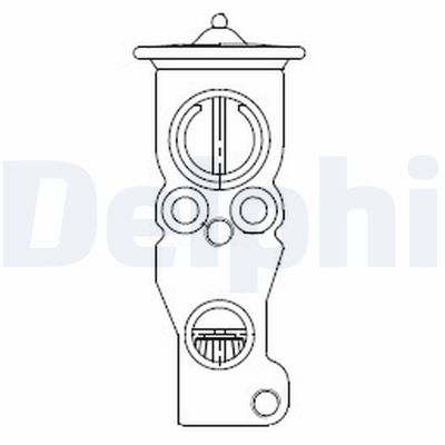 Expansion Valve, air conditioning DELPHI CB1018V