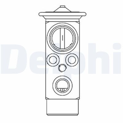 Expansion Valve, air conditioning DELPHI CB1020V