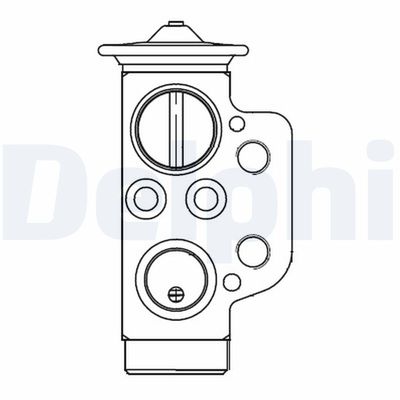 Expansion Valve, air conditioning DELPHI CB1022V