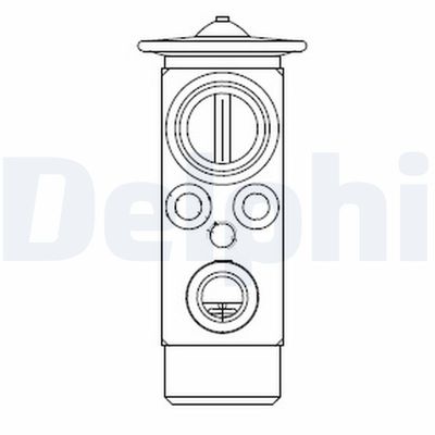 Expansion Valve, air conditioning DELPHI CB1024V