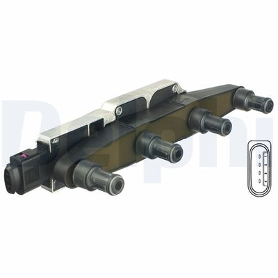 Ignition Coil DELPHI CE20029-12B1