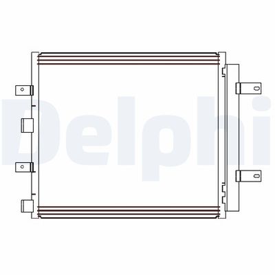 Condenser, air conditioning DELPHI CF20241
