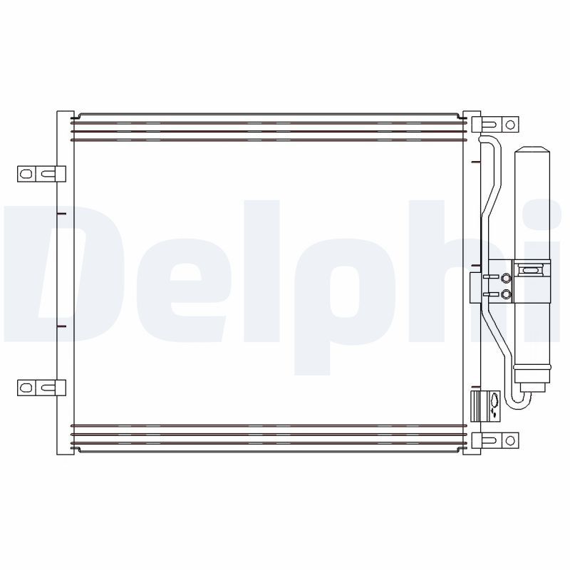 DELPHI CF20245 Condenser, air conditioning