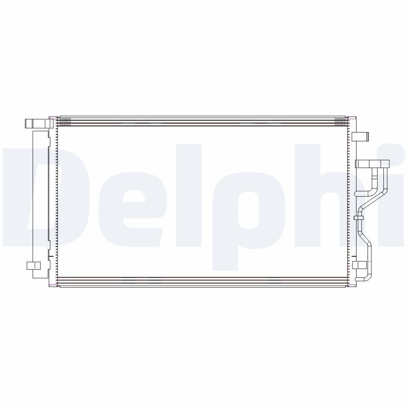 DELPHI CF20290 Condenser, air conditioning