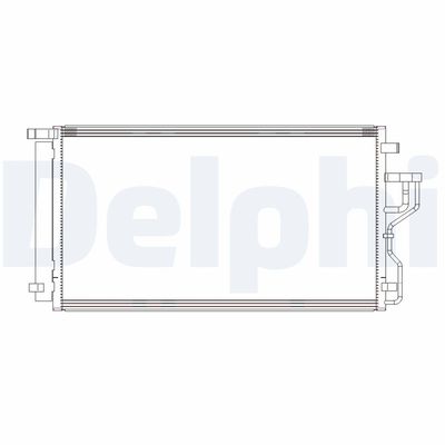 Condenser, air conditioning DELPHI CF20290