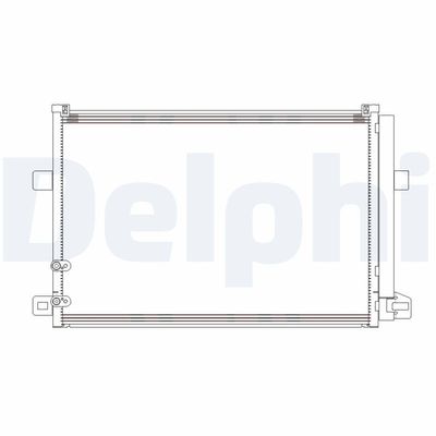 Condenser, air conditioning DELPHI CF20301