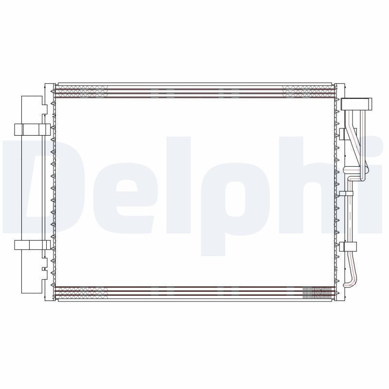 DELPHI CF20303 Condenser, air conditioning