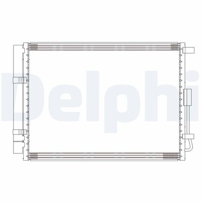 Condenser, air conditioning DELPHI CF20304