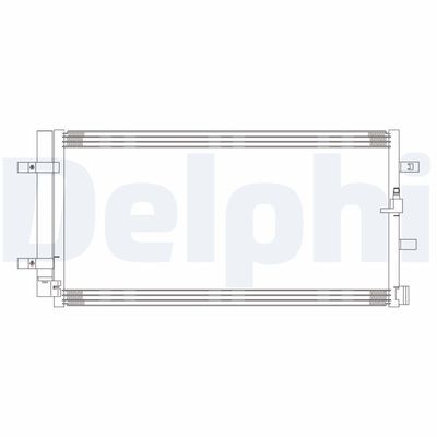 Condenser, air conditioning DELPHI CF20307