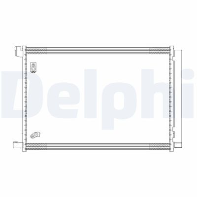 Condenser, air conditioning DELPHI CF20308