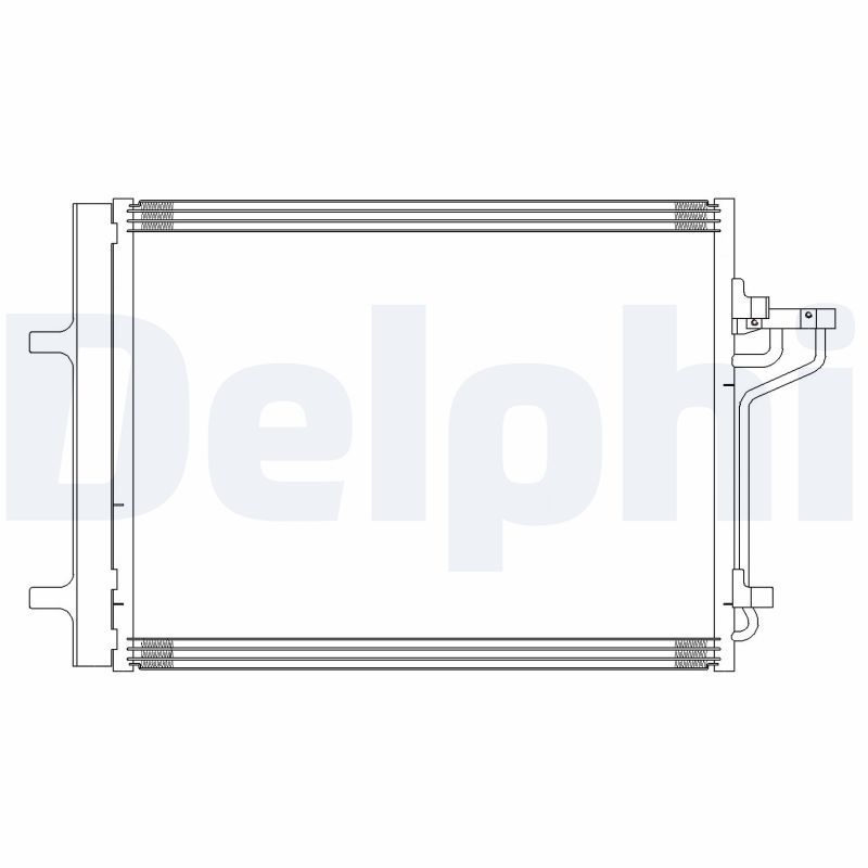 DELPHI CF20311 Condenser, air conditioning
