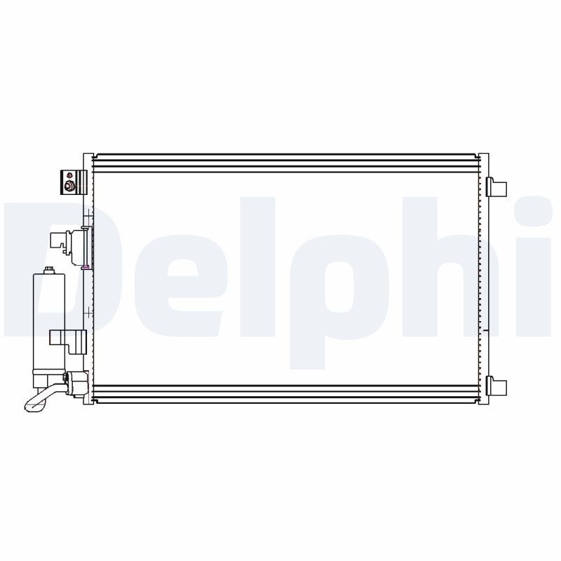 DELPHI CF20312 Condenser, air conditioning