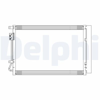 Condenser, air conditioning DELPHI CF20314