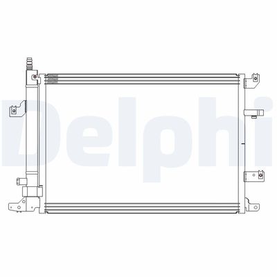 Condenser, air conditioning DELPHI CF20316