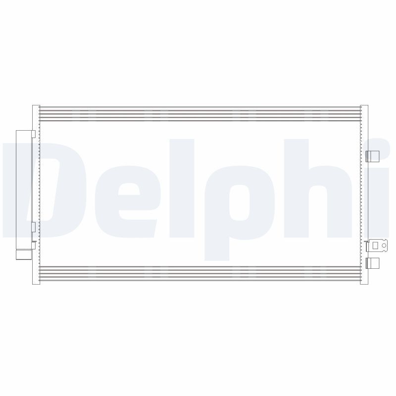 DELPHI CF20382 Condenser, air conditioning