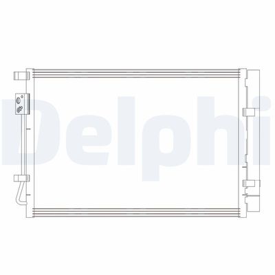 Condenser, air conditioning DELPHI CF20414