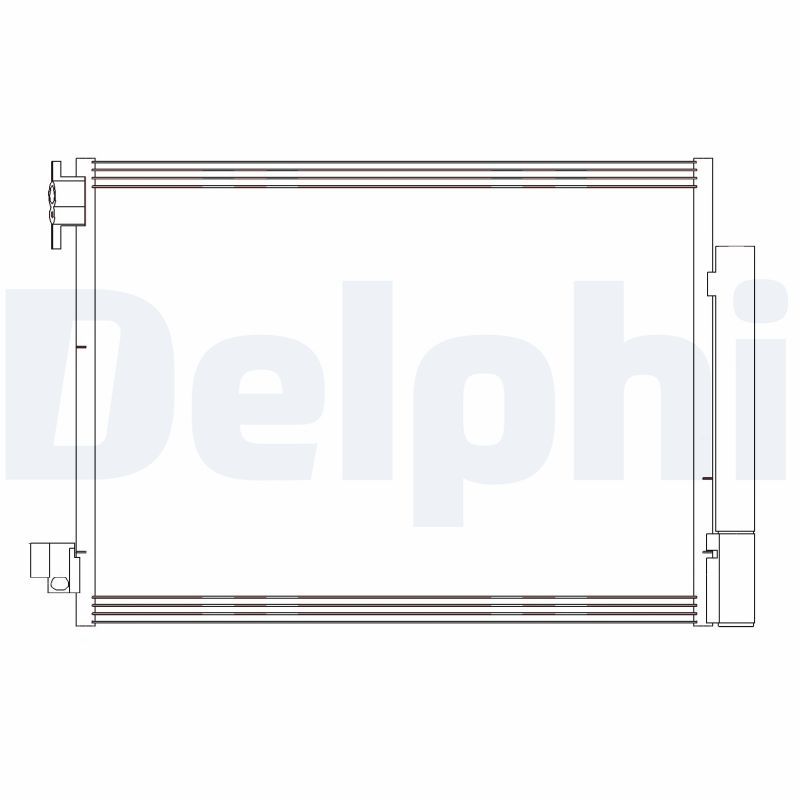 DELPHI CF20415 Condenser, air conditioning