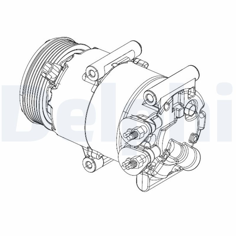 DELPHI CS20324 Compressor, air conditioning