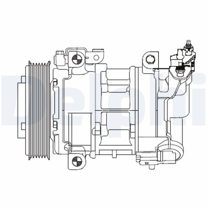 DELPHI CS20325 Compressor, air conditioning