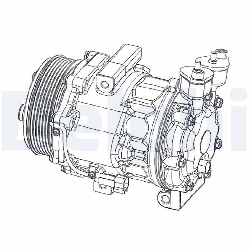 DELPHI CS20351 Compressor, air conditioning