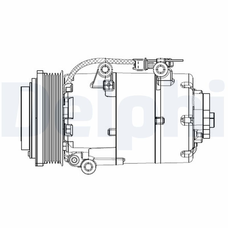DELPHI CS20358 Compressor, air conditioning