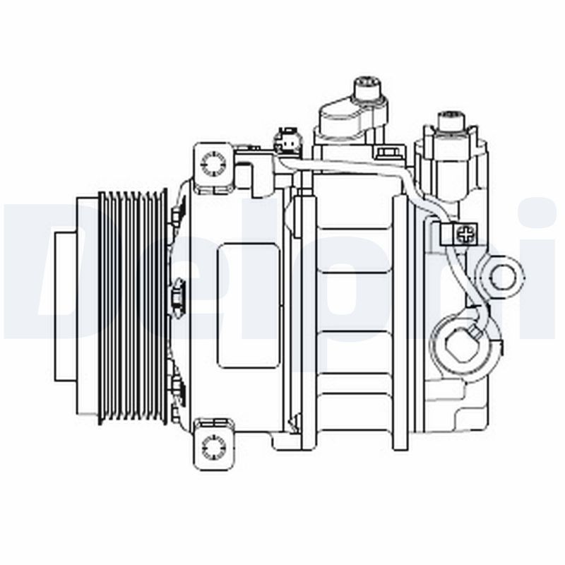 DELPHI CS20378 Compressor, air conditioning