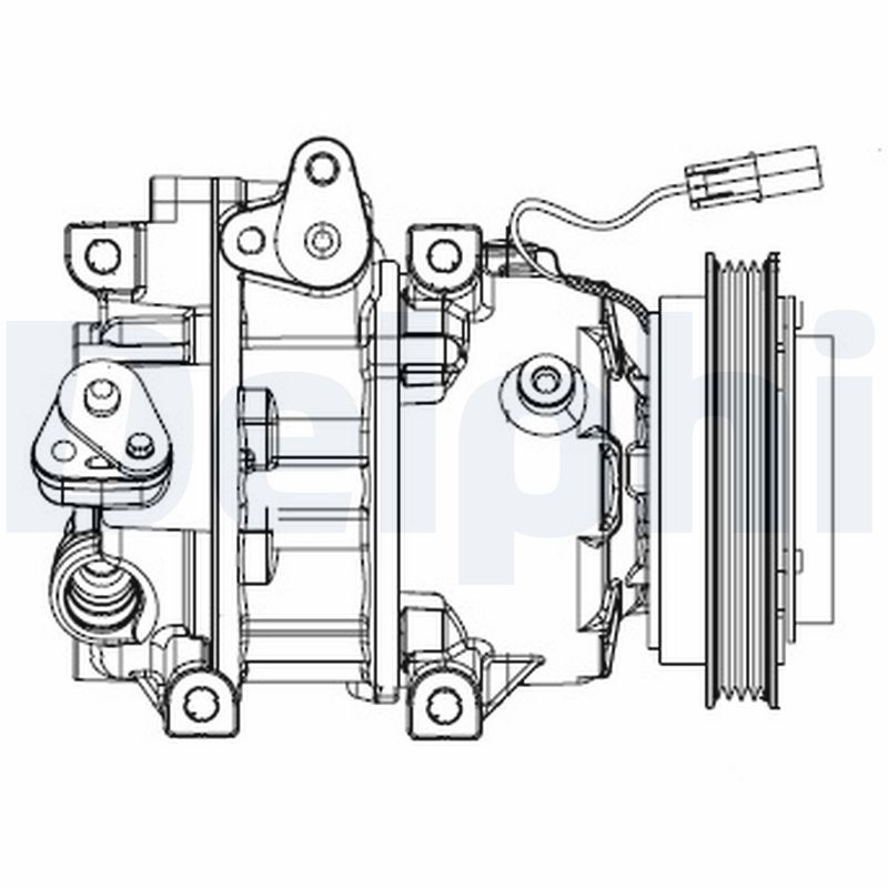 DELPHI CS20493 Compressor, air conditioning