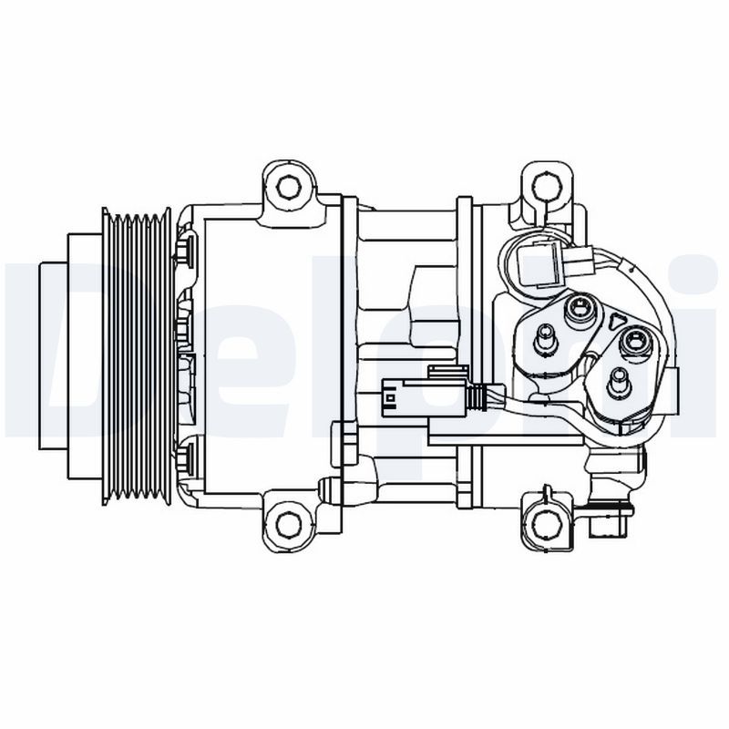 DELPHI CS20499 Compressor, air conditioning