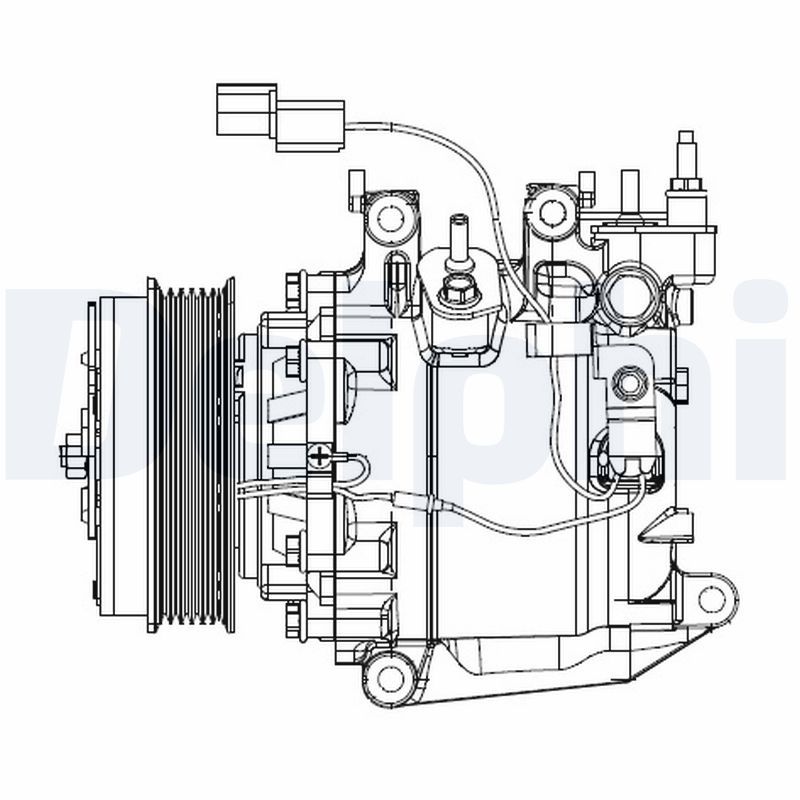 DELPHI CS20503 Compressor, air conditioning