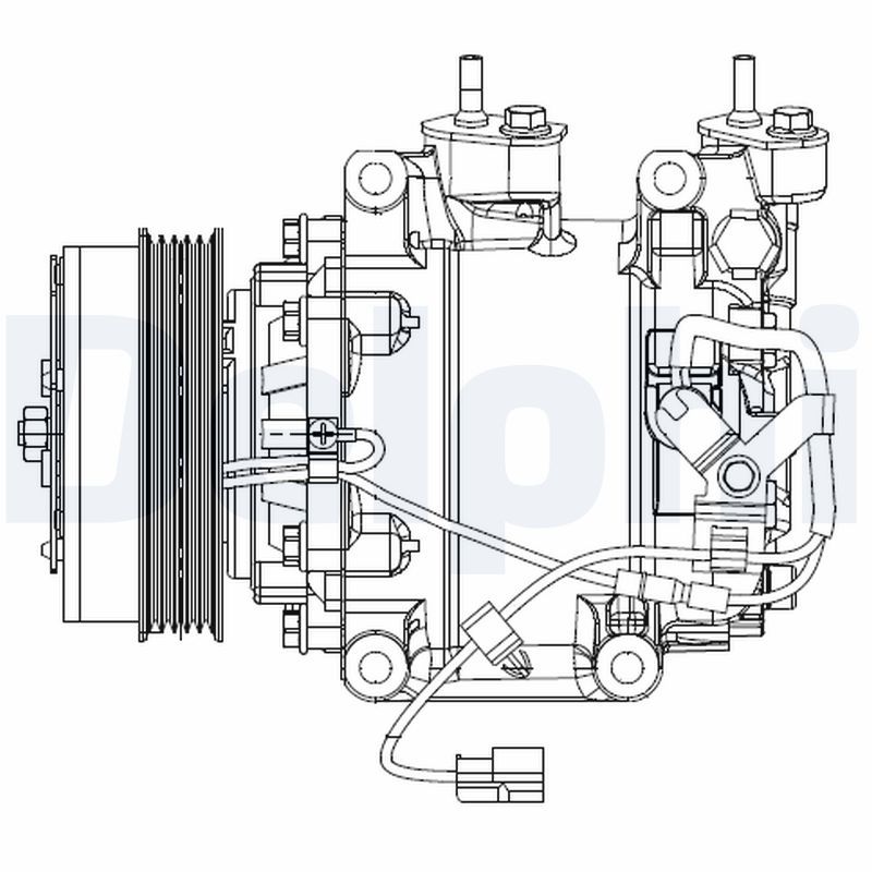 DELPHI CS20510 Compressor, air conditioning