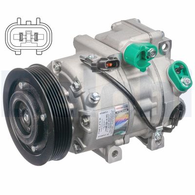 Compressor, air conditioning DELPHI CS20514