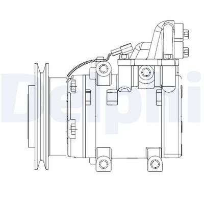 Compressor, air conditioning DELPHI CS20524