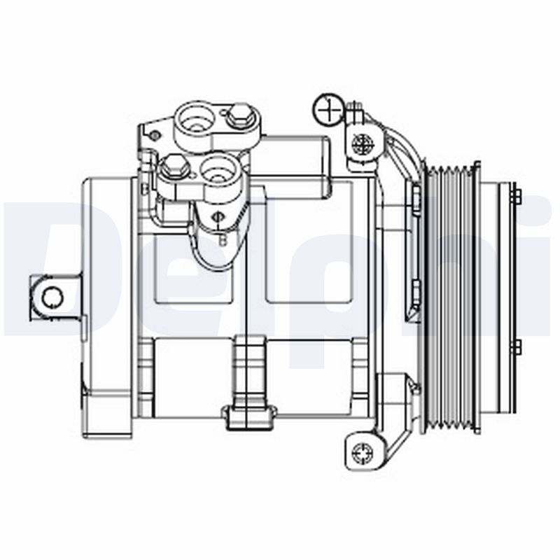 DELPHI CS20528 Compressor, air conditioning