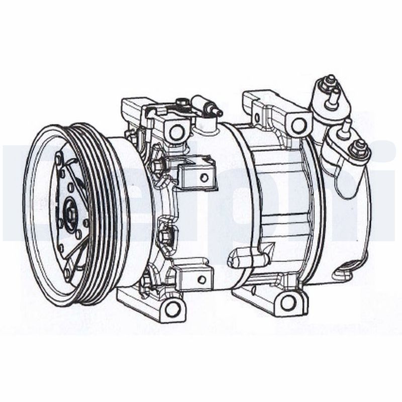 DELPHI CS20533 Compressor, air conditioning