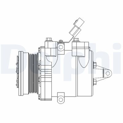 Compressor, air conditioning DELPHI CS20534