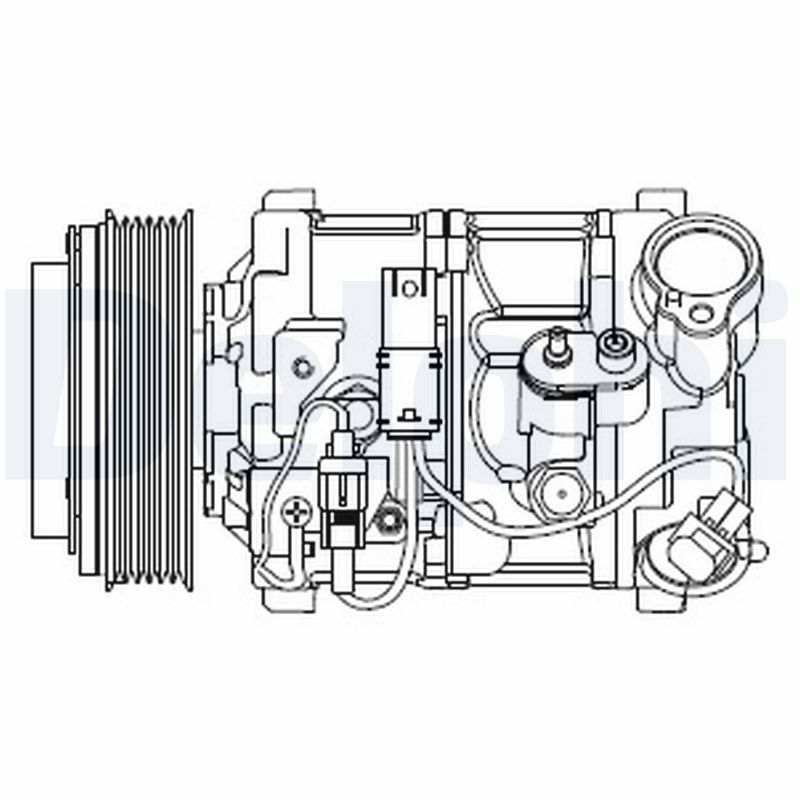 DELPHI CS20545 Compressor, air conditioning